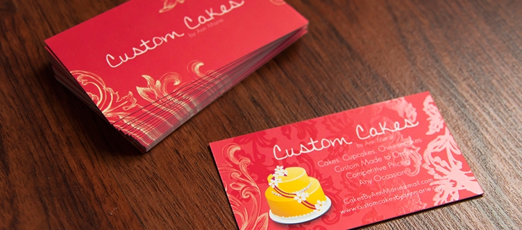Silk Laminated Business cards